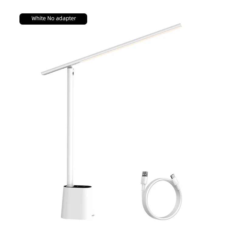 LED Desk Lamp Eye Protection Study Dimmable Office Light Foldable Table Lamp Smart Adaptive Brightness Bedside Read Lamp