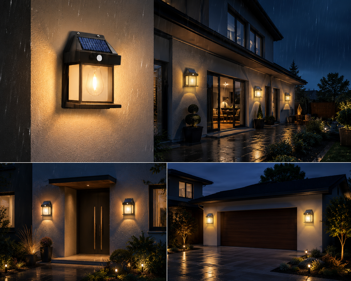 Solar Wall Waterproof Induction Night Lamp