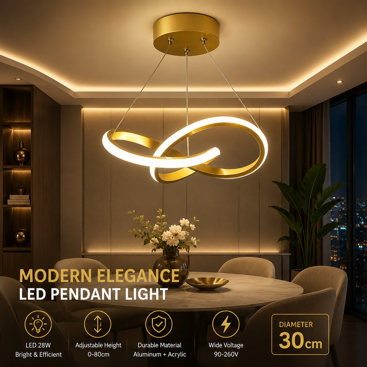 Nordic LED Ceiling Pendant Lamp Dining Room Corridor Lamp Bedroom Living Room Personality Creativity Simple Illumination Light