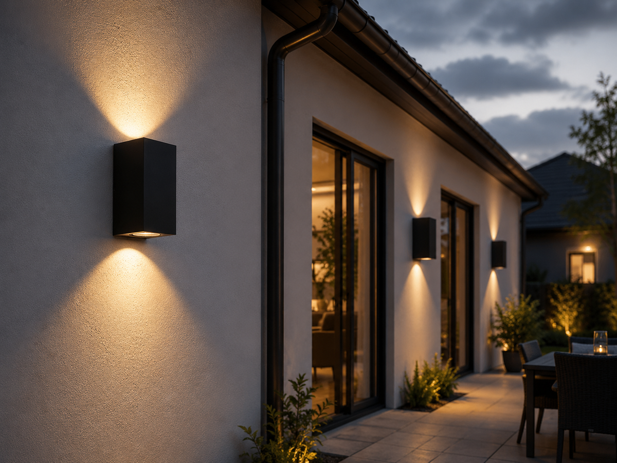 Waterproof LED Outdoor Wall Lamp IP65 Upper Lower Lighting Porch Garden Lamp