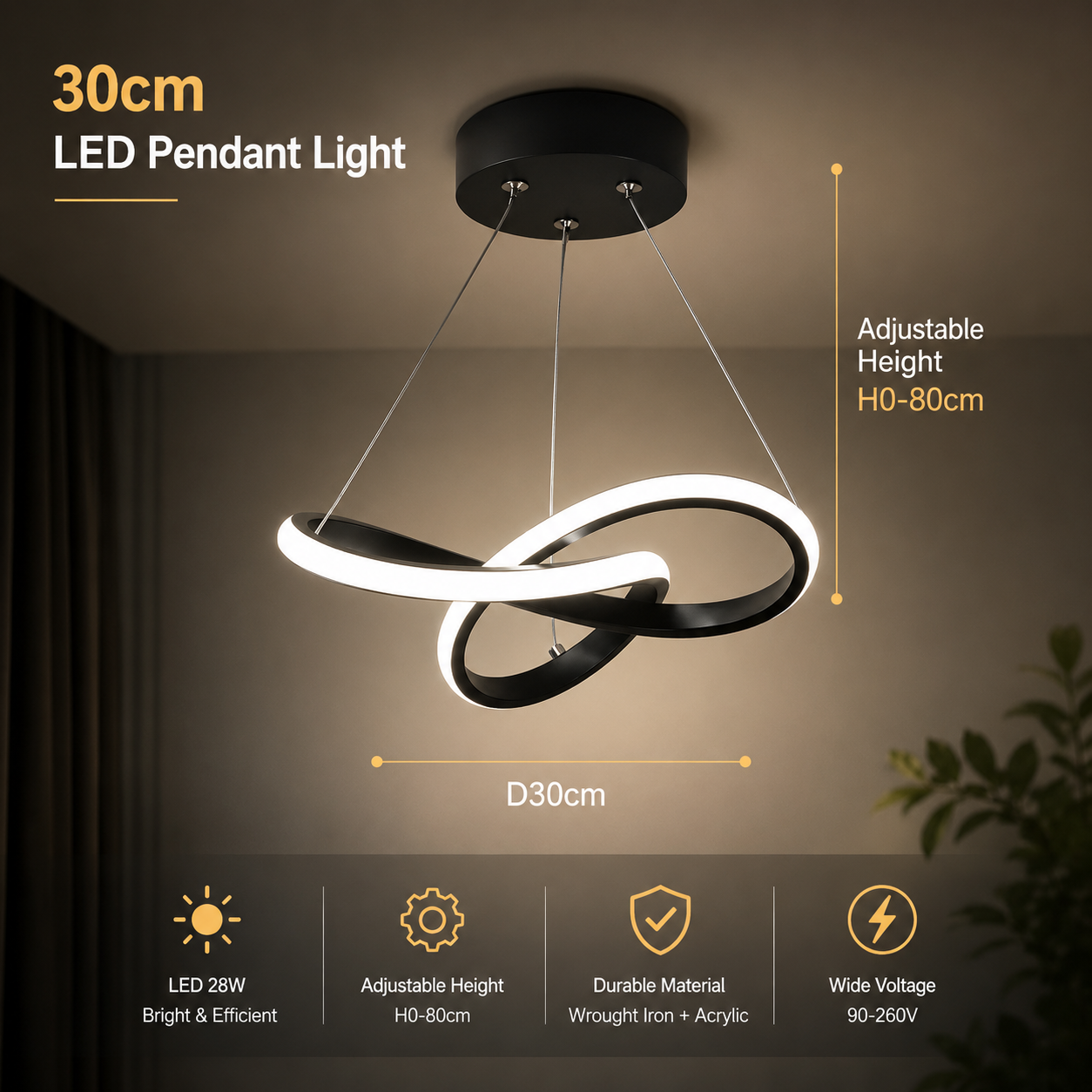 Nordic LED Ceiling Pendant Lamp Dining Room Corridor Lamp Bedroom Living Room Personality Creativity Simple Illumination Light