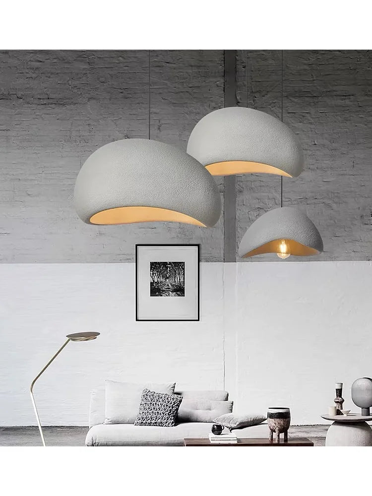 Modern LED Ceiling Chandelier Lights for Living Room Bedroom Dining Room Pendant Lights Nordic Wabi Sabi Home Decor Hanging Lamp