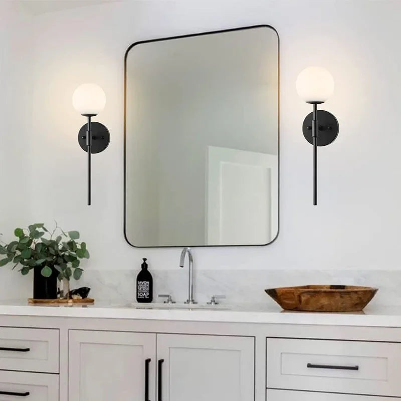 Nordic Creative LED Luxury Wall lamp Living room Metal Fashion Modern Minimalist Bedside Wall light Bedroom Lighting Fixtures