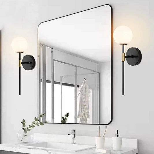 Nordic Creative LED Luxury Wall lamp Living room Metal Fashion Modern Minimalist Bedside Wall light Bedroom Lighting Fixtures