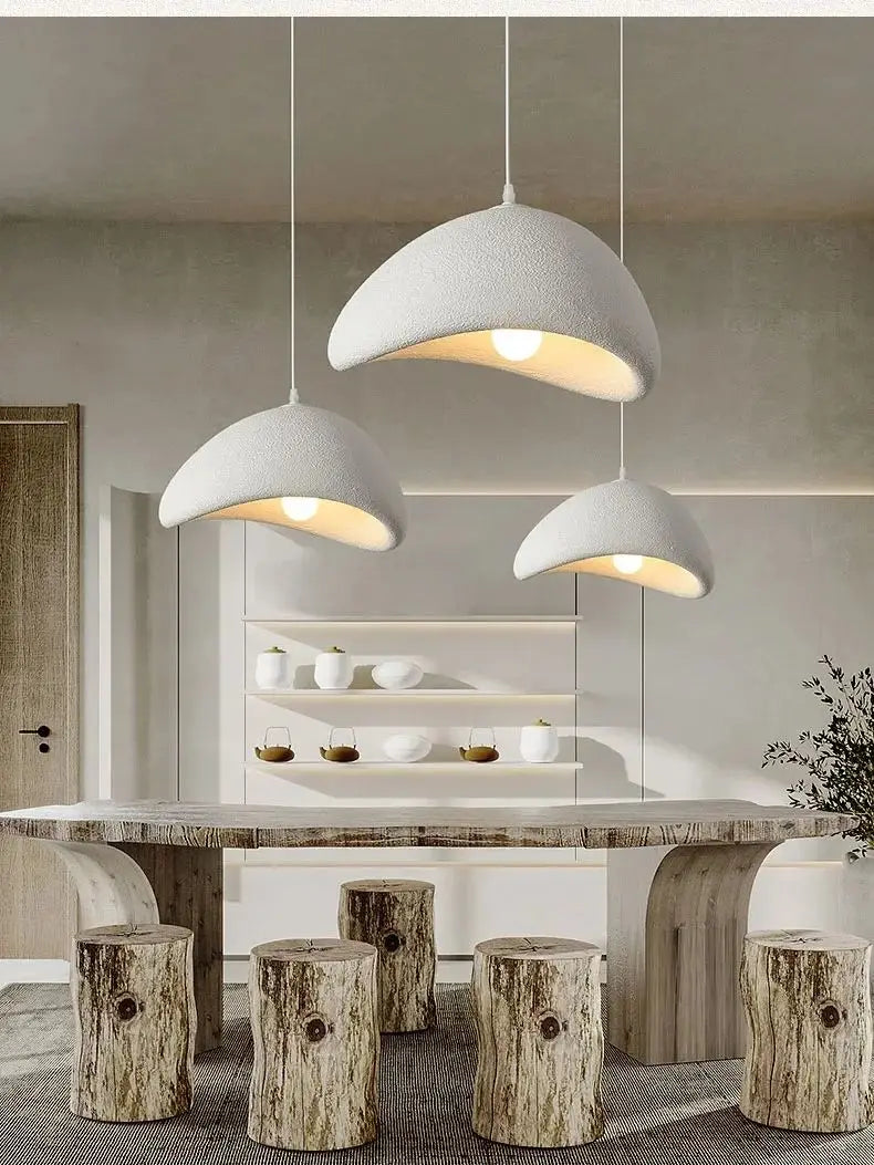 Modern LED Ceiling Chandelier Lights for Living Room Bedroom Dining Room Pendant Lights Nordic Wabi Sabi Home Decor Hanging Lamp