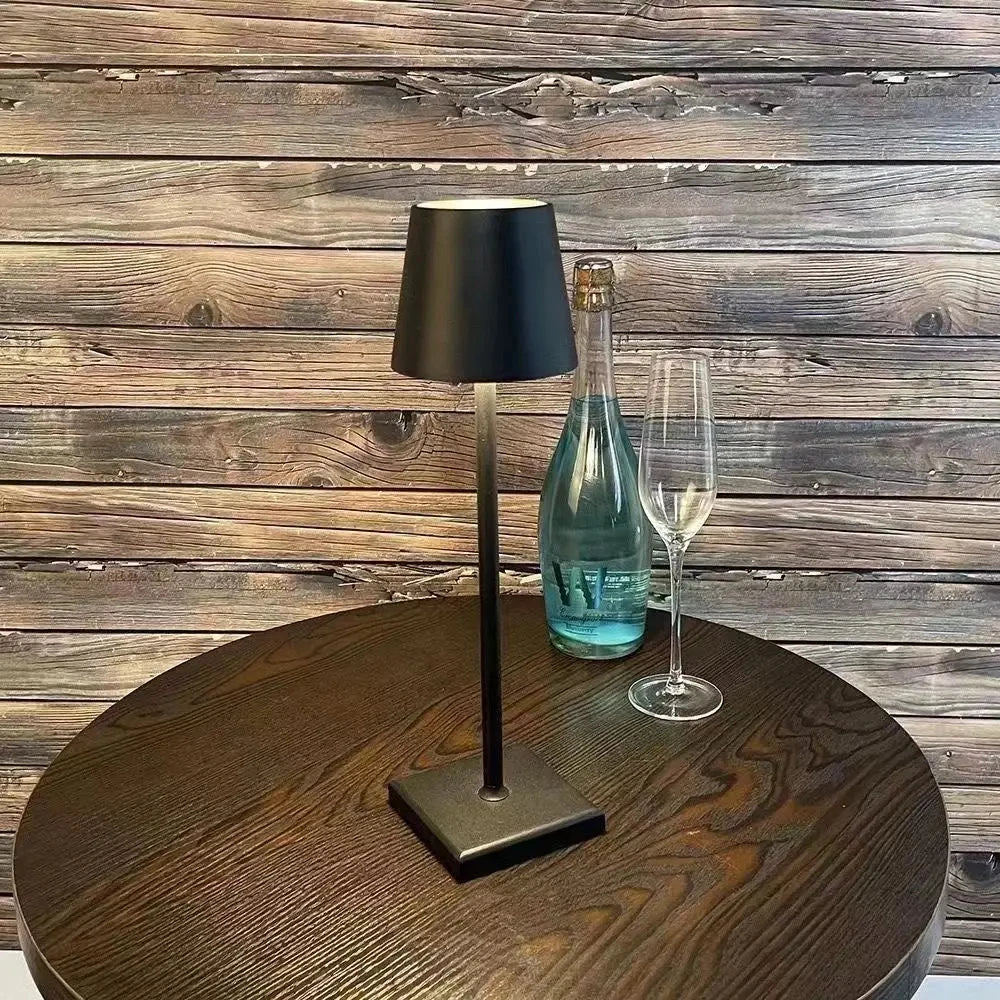 LED Desk Lamp Usb Rechargeable Touch Table Lamp Bar Restaurant Ambiance Wireless