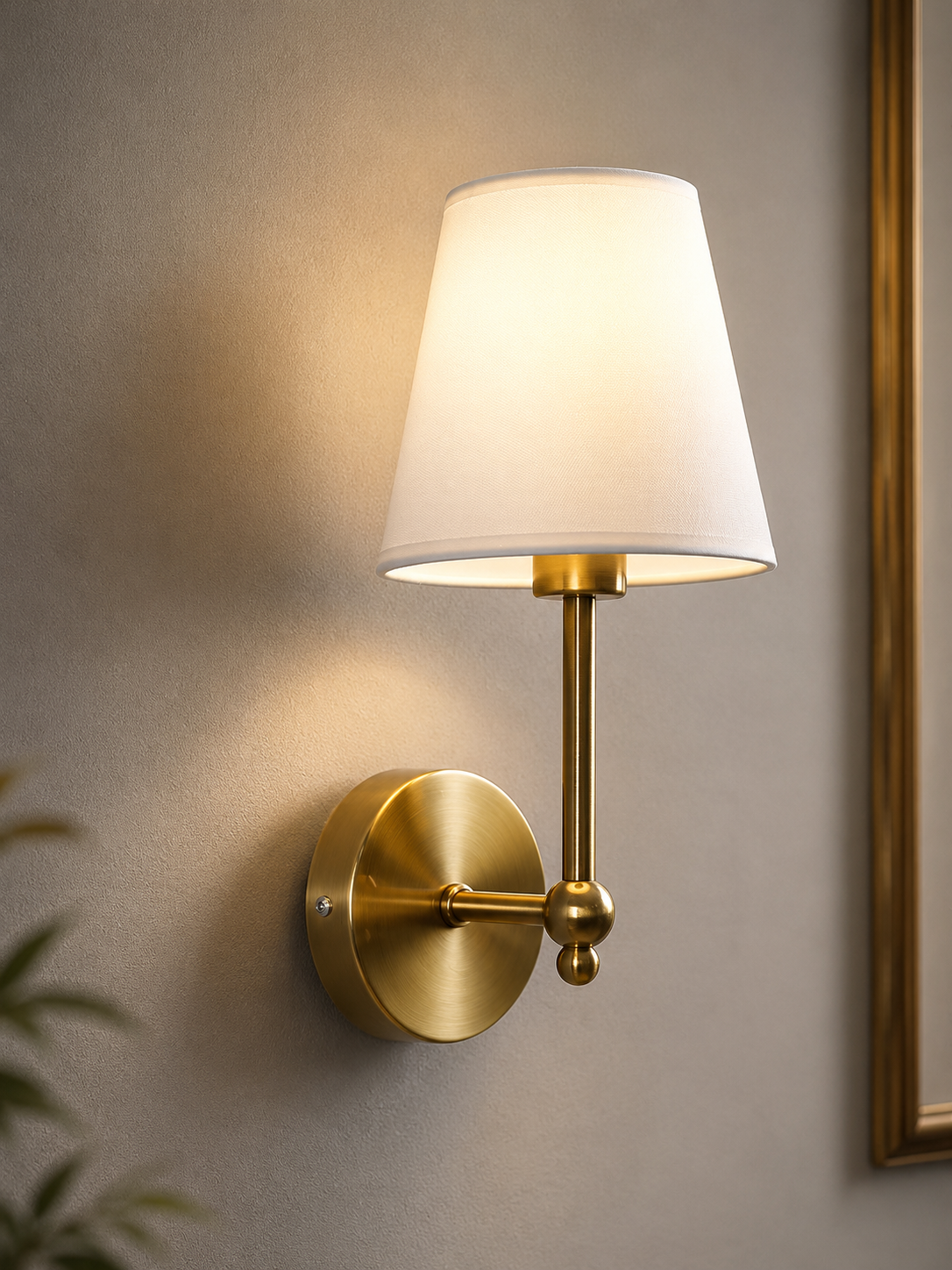 American Retro Wall Lamp Bedroom Bedside Lamp Bathroom Mirror Lamp Luster Luxury Sconce Fabric lampShade TV Wall Lights Fixtures